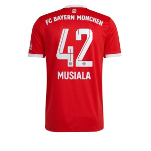Bayern Munich Jamal Musiala #42 Hemmatröja 2022-23 Kortärmad